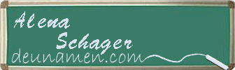 Alena Schager Visitenkarte